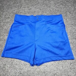 MacGregor Mens Sand Knit Vintage Blue Athletic Gym Teacher Coach Shorts Large